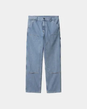 Double Knee Pant - Denim | Blue (stone bleached)