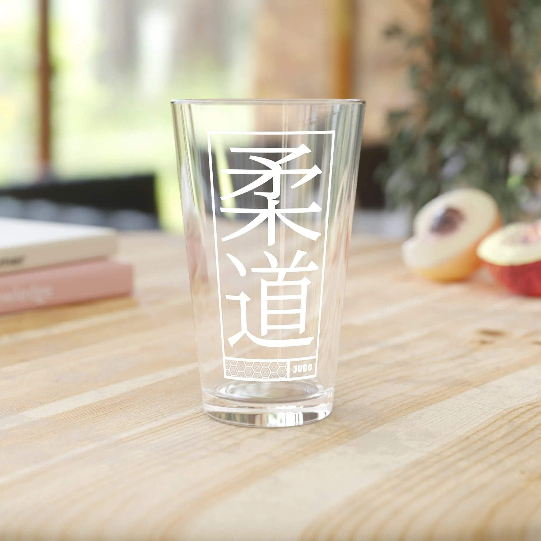 Grappling Glory: Judo-Themed Pint Glass for Victory Celebrations, 16oz