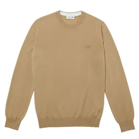 Maglione Lacoste Lana Merino Beige