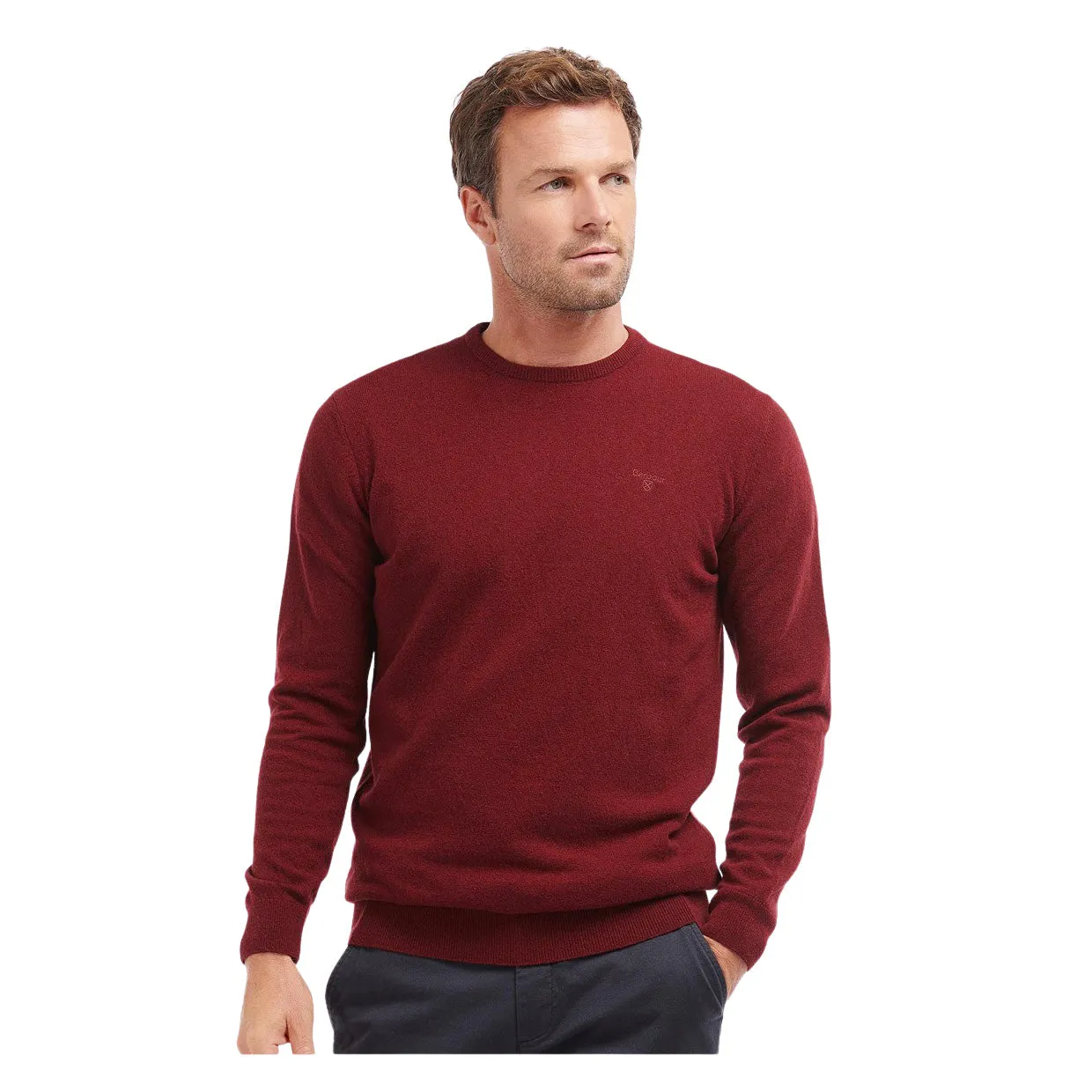 Maglione Uomo Barbour Essential Bordeaux