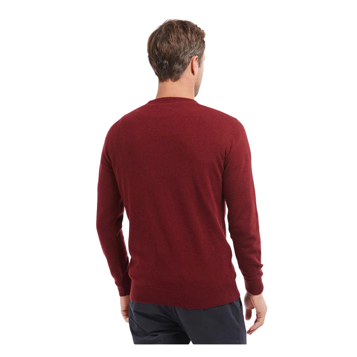 Maglione Uomo Barbour Essential Bordeaux