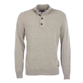 Maglione Uomo Barbour Essential Patch Half Zip Beige