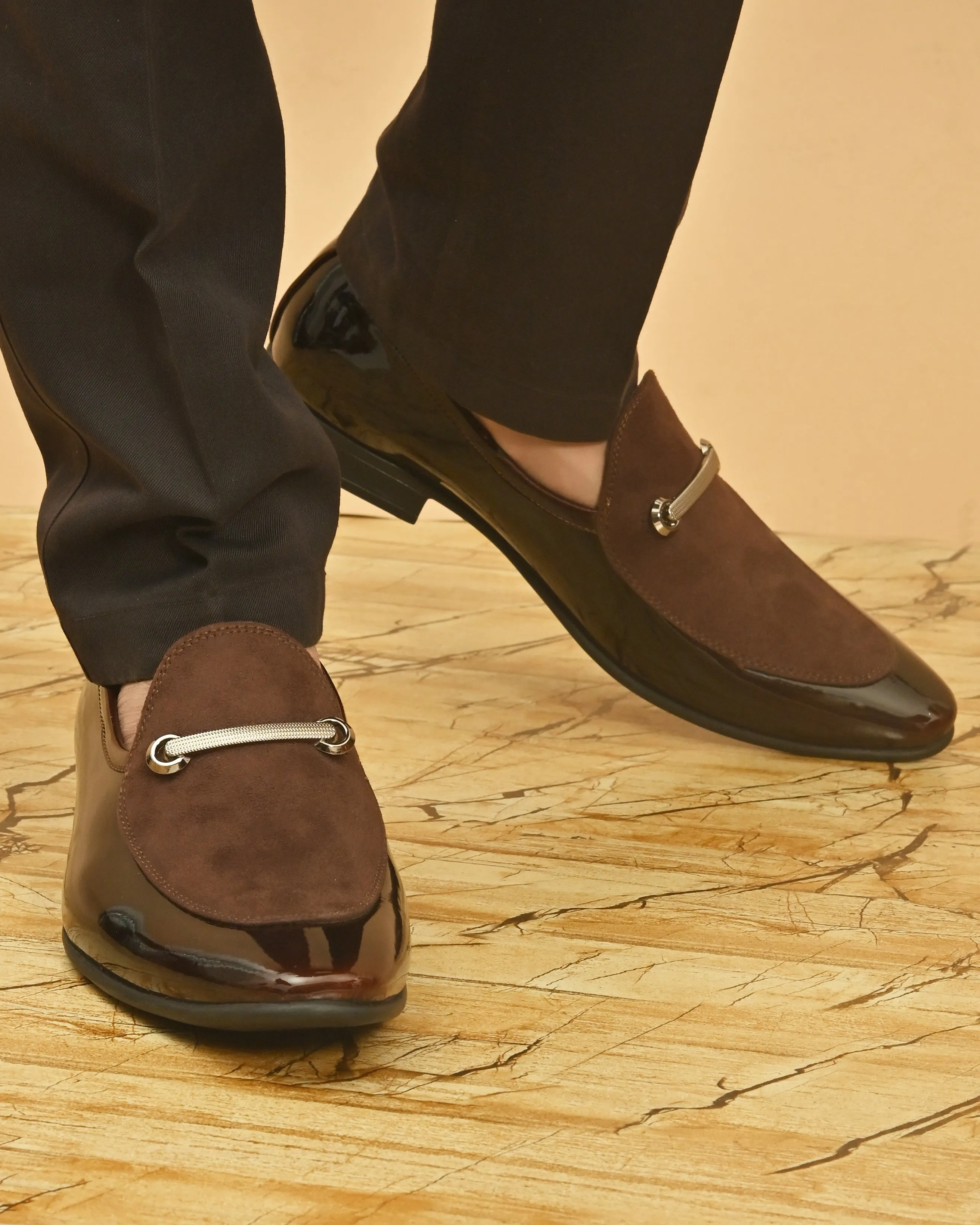 Valerio Brown Slip-Ons